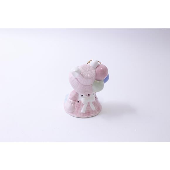 Takahashi, Girl Rabbit with Balloons, Porcelain Figurine, Hanging, Easter - Picture 2 of 3
